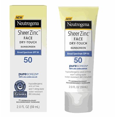 Sunscreen, 2 oz. Tube, SPF 50 Face Lotion