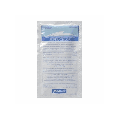 Super-chlor Wipes - Wipe, Individual, Super-c
