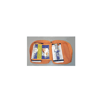 Supply Kit Bag, color Orange, Empty with 2