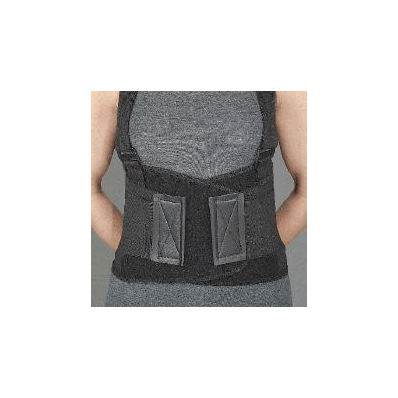 Support, Back, Heavy Duty, 44-48", Blk