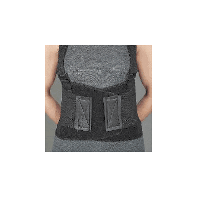 Support, Back, Workers, 48-52", Blk, Xxl