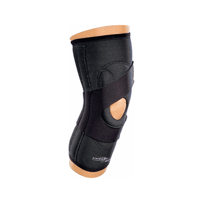 Support, Knee, Lat Pat, Lt, Large, Blk