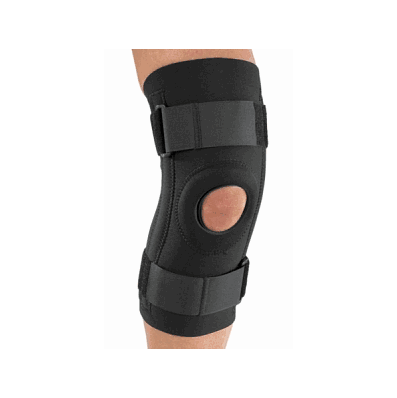 Support, Knee, Stabilized, W/Open Pop, Lrg