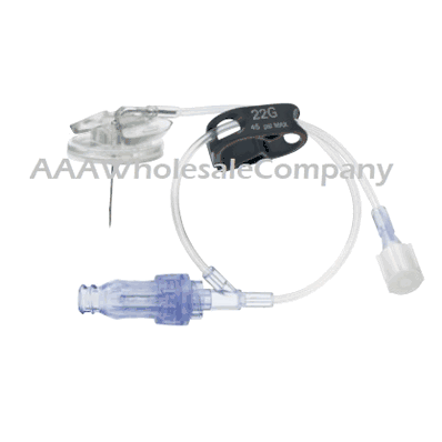Surecan Safety Huber Infusion Set with Caresite and Ysite 22 g x 20mm