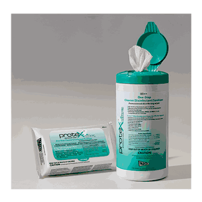 Surface Disinfectant Cleaner, 7 X 9-1/2" Premoistened Wipe