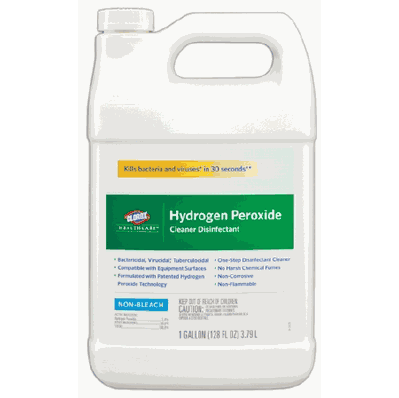 Surface Disinfectant Cleaner Hydrogen Peroxide, 1 Gallon Peroxide Based Manual Pour
