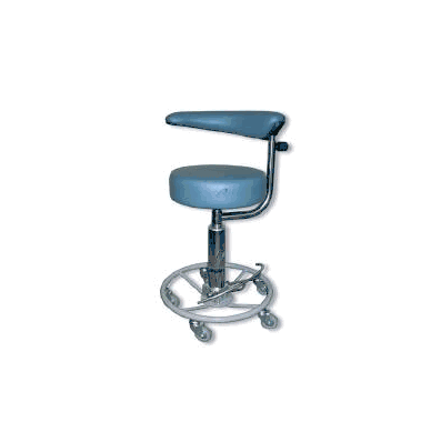 Surgeon Stool Backrest Pneumatic Height Adjus