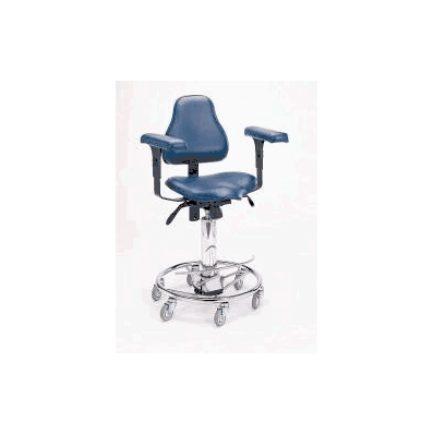 Surgeon Stool Backrest Pneumatic Height Adjus