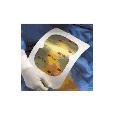 3M 6648EZ Surgical Drape, 23" x 23" Antimicrobial Incise Drape without Covers, Pouch and Holder