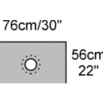 Surgical Drape, 30" x 22" Pediatric Directional