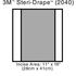 Surgical Drape, 11" x 16" Incise Drape, Sterile, sold as 40/Case by 3M 2040 <br><br><font color="red"><b>BACK TO THE PRODUCT TABLE, <a href="https://www.aaawholesalecompany.com/textiles-procedure-drapes-and-sheets-drape-sheets-3m-steri-drape-surgical-drape.html">CLICK HERE</a></b></font>