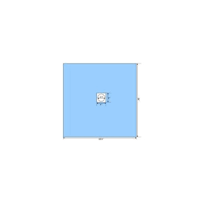 Surgical Drape Clearview 22.5 W X 26 L Inch N