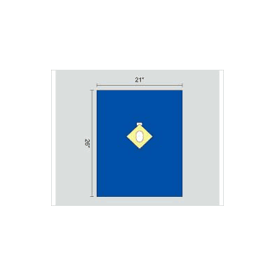 Surgical Drape General Surgery Drape 21 W X 2
