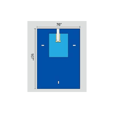 Surgical Drape Split Drape 76 W X 107 L Inch