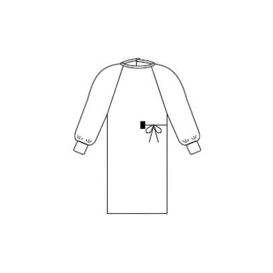 Non-reinforced Surgical Gown Evolution X-lar