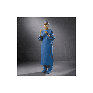 Surgical Gown Reinforced with Towel, 2X-LARGE