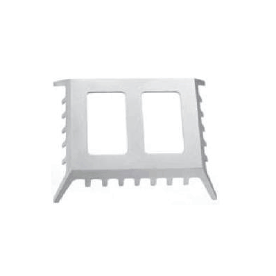 Surgical Hand Table 8 X 6 1/4 Inch, Aluminum,