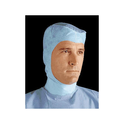 Surgical Hood, Blue One Size Fits All
