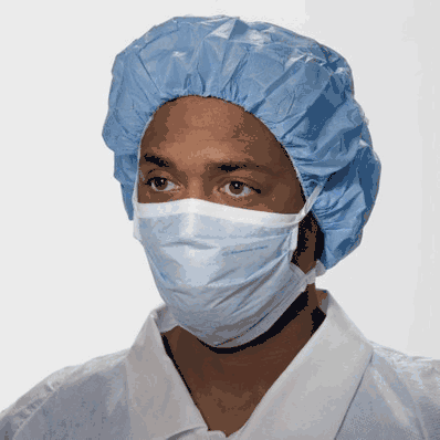 Surgical Mask, Color: Blue, One Size Fits Most Pleated