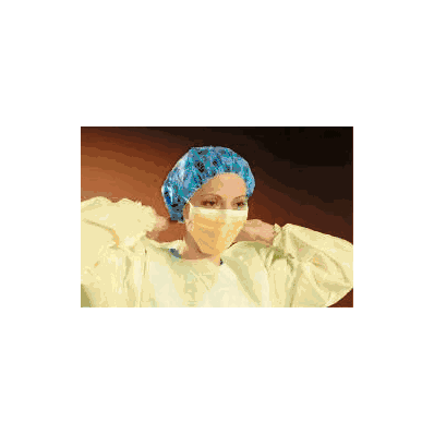 Surgical Mask Fluidshield Pleated Ties Regula