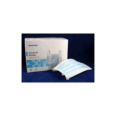 Surgical Mask Mckesson Pleated Ties One Size