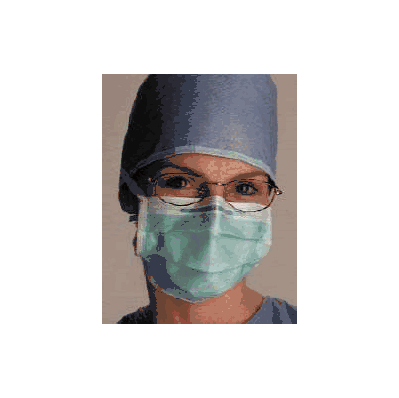 Surgical Mask Pleated Ties - Mask, Surg Anti-