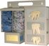 Surgical Protective Wear Organizer, 19.68" x 22.15" X 4.88" Quartz, with 6 Compartment, Wall or Door Mounted, sold as Each by Bowman LP-004 <br><br><font color="red"><b>BACK TO THE PRODUCT TABLE, <a href="https://www.aaawholesalecompany.com/personal-hygiene-hygiene-station-holders-bowman-dispensers-surgical-protective-wear-organizer.html">CLICK HERE</a></b></font>