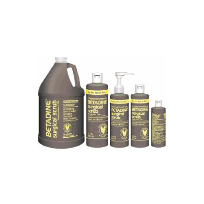 Surgical Scrub Betadine 4 Oz. Bottle - Clean