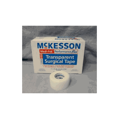 Surgical Tape, 1" x 10 Yards Transparent Plastic
