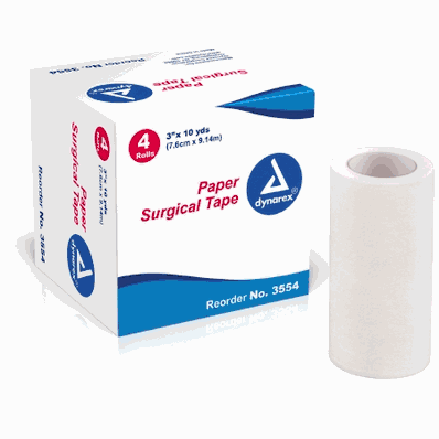 Surgical Tape Paper, 3 inch x 10 Yards