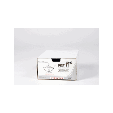 Suture, 0 60 Pds Ii Vio Mono Ctx - Medline