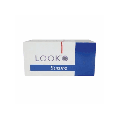 Suture, 6-0, Silk, C22, Black Braided - Medli