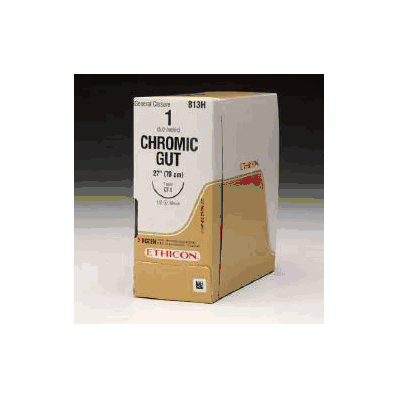 Suture Chromic Gut Absorbable Size 0 54 Inch