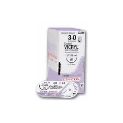 Suture Coated Vicryl Polyglactin 910, Monofi