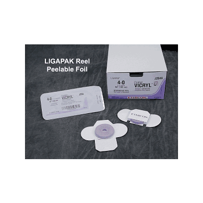 Suture, Coated, Vicryl, Vio, 2/0, 48", Sa, En