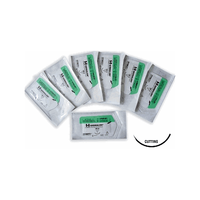 Suture, Dermalon, Blue, 5/0, 18", Ce-2/C-1, N
