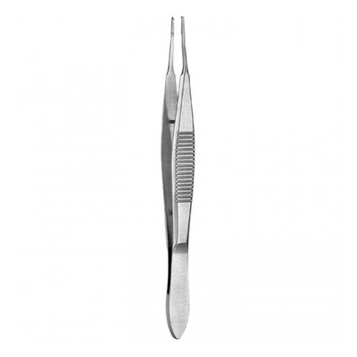Suture Forceps, 1 x 2 Teeth Corneoscleral