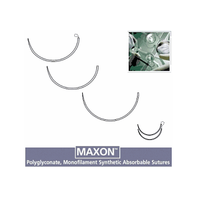 Suture, Maxon, 0, Green, 5x18", Btp-1 - Medli