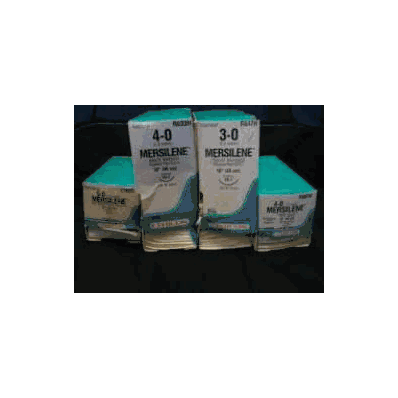 Suture Mersilene Polyester, Braided Nonabsor