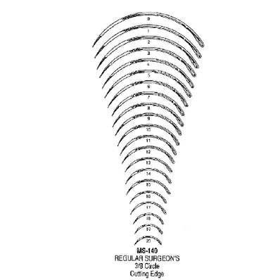 Suture Needle, Size 12 Needle Regular Surgeon's