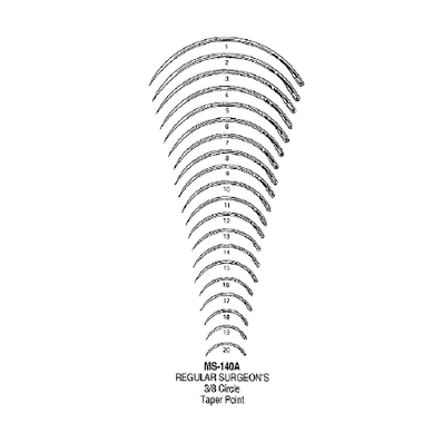 Suture Needle, Size 12 Needle Regular Surgeon's