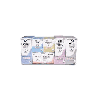 Suture Nurolon Nylon, Braided Nonabsorbable