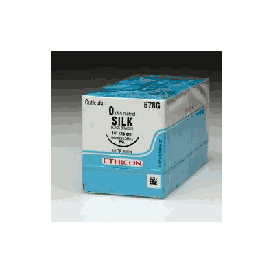 Suture Perma-hand Sutupak Silk, Braided Non