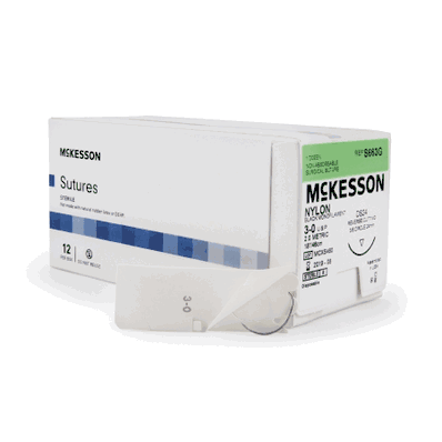 Suture, Size 3-0, 18", 1 Needle 24 mm