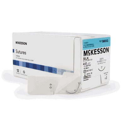 Suture, Size 4-0, 18", 1 Needle 18 mm