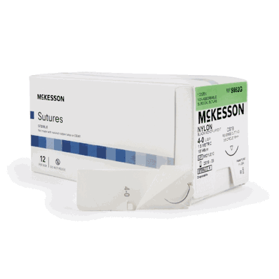 Suture, Size 4-0, 18", 1 Needle 18 mm