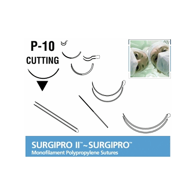 Suture, Surgipro, Blue, 0, 18", Gs-21, D / T