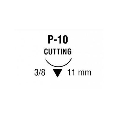 Suture, Surgipro, Blue, 6/0, 18", Pc-10 - Med