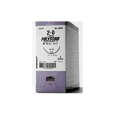 Suture Syneture Polysorb Polyester, Braided