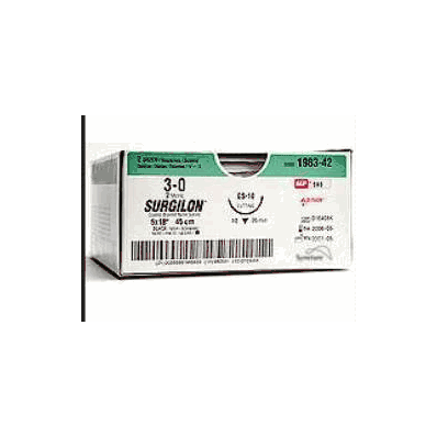 Suture Syneture Surgilon Nylon, Braided Non